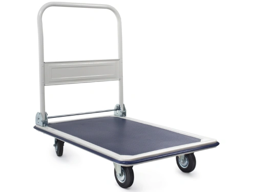 Тележка платформенная 300 кг TOR PH300 (880х600) со складной ручкой (резиновые колеса 125 мм) по ценам производителя в Краснодаре с доставкой по всей России