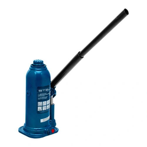Домкрат гидравлический бутылочный, 5 т, h подъема 207-404 мм, в пластиковом кейсе Stels по ценам производителя в Краснодаре с доставкой по всей России