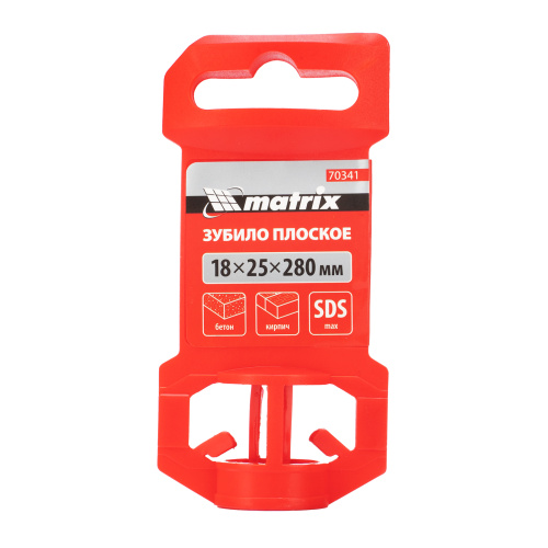 Зубило плоское, 18 х 25 х 280 мм, SDS Max Matrix по ценам производителя в Краснодаре с доставкой по всей России