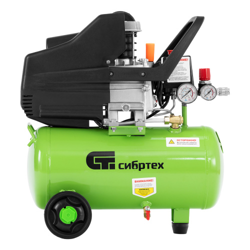 Компрессор воздушный КК-1100/22, 1, 1 кВт, 135 л/мин, 22 л, прямой привод, масляный Сибртех по ценам производителя в Краснодаре с доставкой по всей России