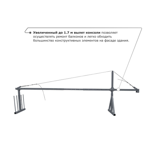 Строительная люлька ZLP-630 (длина троса 100 м) по ценам производителя в Краснодаре с доставкой по всей России