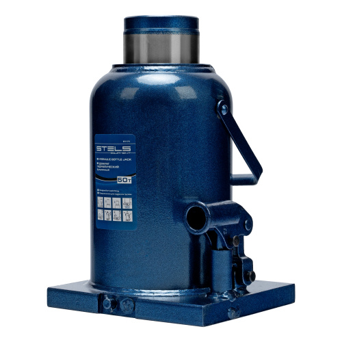 Домкрат гидравлический бутылочный, 50 т, h подъема 280-450 мм Stels купить в Москве с доставкой по всей России | ProtosMarket.ru