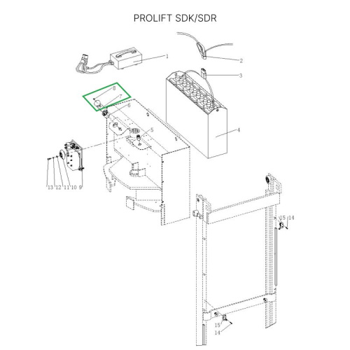 Счетчик моточасов c индикатором заряда для штабелеров SDR/SDK 1,5-2 т, для тележек SK20 по ценам производителя в Краснодаре с доставкой по всей России