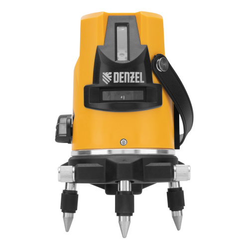 Лазерный уровень LX3, 10 м, ± 0,3 мм/1 м, 635 нм, 4 вертикальных, 1 горизонтальная плоскости, резьба 5/8" Denzel по ценам производителя в Краснодаре с доставкой по всей России
