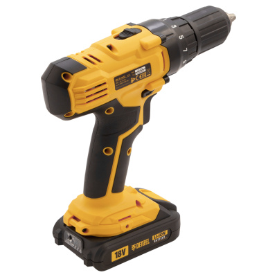 Дрель-шуруповерт аккумуляторная CDL-IB-18-02, Li-Ion, 18 В, 2 акк. Denzel по ценам производителя в Краснодаре с доставкой по всей России