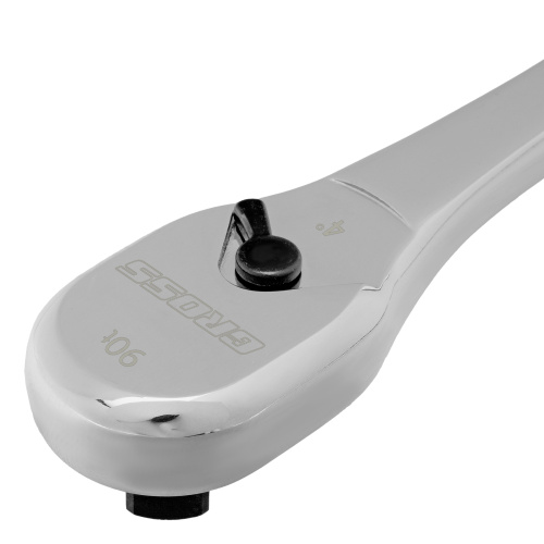 Ключ-трещотка 1/2", CrV, 90 зубьев, усиленный, хром Gross по ценам производителя в Краснодаре с доставкой по всей России