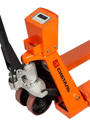 Гидравлическая тележка (рокла) ACR-ES c весами, 2,5 т, Вилы: 1150 Х 550, СибТаль, полиуретановые колеса купить в Москве с доставкой по всей России | ProtosMarket.ru