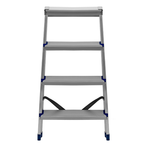 Стремянка двусторонняя 4 ступени, алюминиевая, Сибртех по ценам производителя в Краснодаре с доставкой по всей России