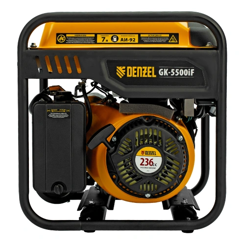 Генератор инверторный GK-5500iF, 5,5 кВт, 230 В, ручной старт DENZEL по ценам производителя в Краснодаре с доставкой по всей России