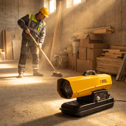 Дизельная тепловая пушка DHG-25i, 25 кВт, 600 м3/ч, прямой нагрев, термостат Denzel по ценам производителя в Краснодаре с доставкой по всей России