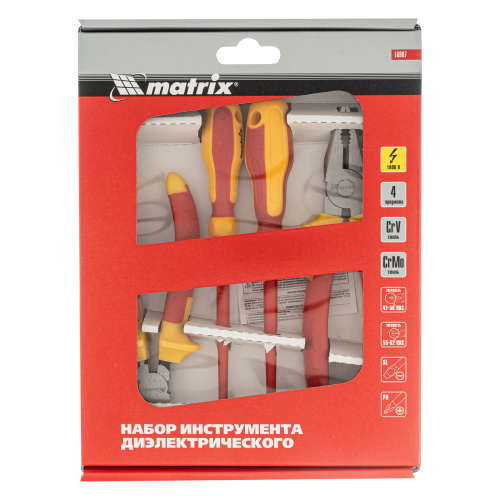 Набор диэлектрического инструмента, 4 предмета Matrix по ценам производителя в Краснодаре с доставкой по всей России