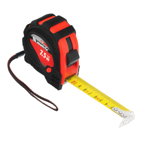 Рулетка Status Magnet 3 fixations,7,5 м х 25 мм,обрезиненный корпус,зацеп с магнитом Matrix по ценам производителя в Краснодаре с доставкой по всей России