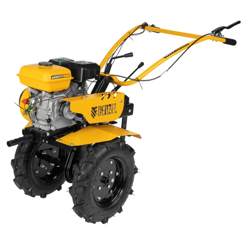 Мотоблок DPT-270, 7 л.с, ременное сцепление, ширина 85 см, глубина 35 см, фрез 3 х 4, ШОМ, передачи 2В/1Н Denzel по ценам производителя в Краснодаре с доставкой по всей России