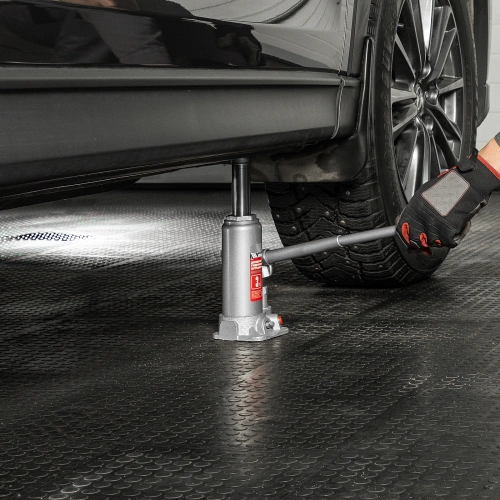 Домкрат гидравлический бутылочный, 3 т, высота подъема 194-372 мм, в пластиковый кейсе Matrix по ценам производителя в Краснодаре с доставкой по всей России