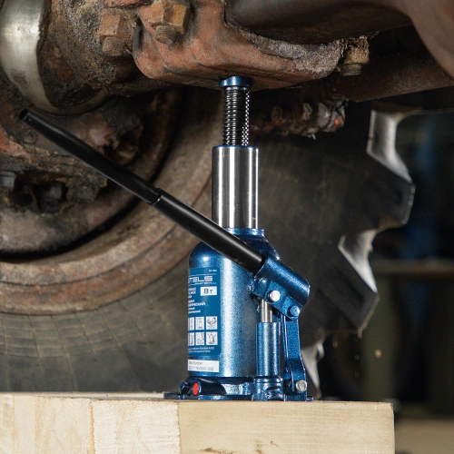 Домкрат гидравлический бутылочный телескопический, 8 т, подъем 180-410 мм Stels по ценам производителя в Краснодаре с доставкой по всей России