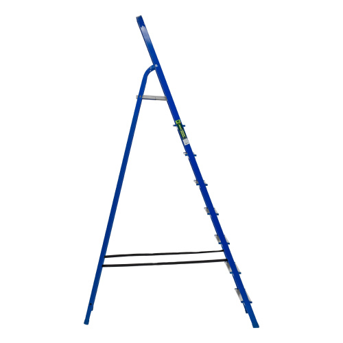 Стремянка, 8 ступеней, стальной профиль, алюминиевые ступени Сибртех по ценам производителя в Краснодаре с доставкой по всей России