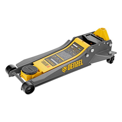 Домкрат гидравлический подкатной, 3 т, 85-610 мм, быстрый подъем, низ. подхват, проф, SUV Denzel по ценам производителя в Краснодаре с доставкой по всей России