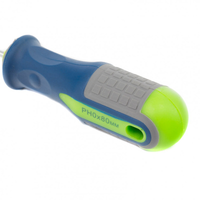 Отвертка, PH0 х 80 мм, CrV, трехкомпонентная рукоятка Сибртех по ценам производителя в Краснодаре с доставкой по всей России