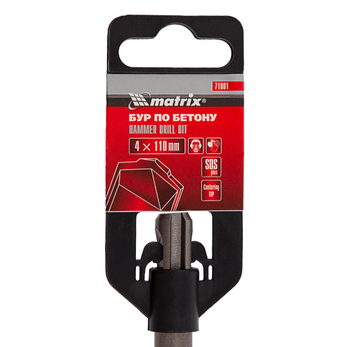 Бур по бетону, 4 x 110 мм, SDS Plus Matrix по ценам производителя в Краснодаре с доставкой по всей России