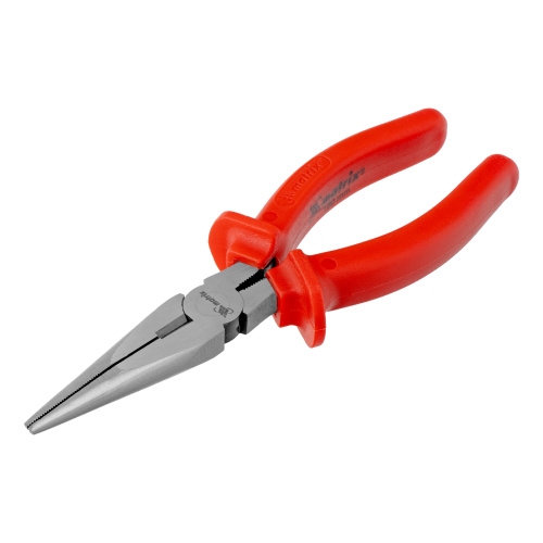 Длинногубцы прямые Econom, 180 мм, шлифованные, пластмассовые рукоятки Matrix по ценам производителя в Краснодаре с доставкой по всей России