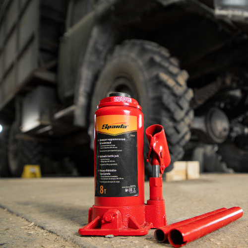 Домкрат гидравлический бутылочный, 8 т, h подъема 200-385 мм Sparta по ценам производителя в Краснодаре с доставкой по всей России