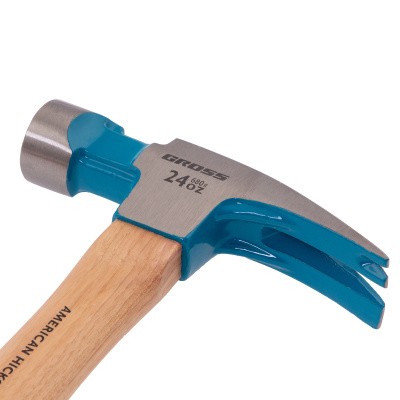 Молоток-гвоздодер, 680 г, угол 75, магнит, обрезиненная рукоятка AMERICAN HICKORY GROSS по ценам производителя в Краснодаре с доставкой по всей России