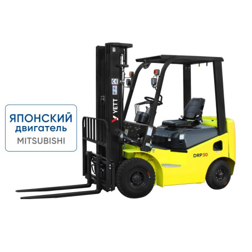 Дизельный погрузчик с японским двигателем YETT DRP35-M1K2C-M300-3W по ценам производителя в Краснодаре с доставкой по всей России