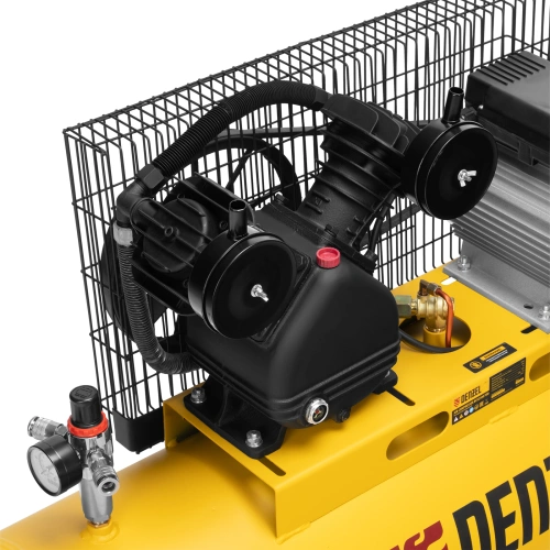 Компрессор воздушный BCV2300/100, ременный привод, 2.3 кВт, 100 литров, 440 л/мин Denzel по ценам производителя в Краснодаре с доставкой по всей России