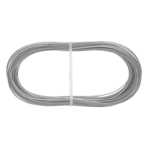 Трос металлополимерный прозрачный ПР-2.0, толщина 2.0 мм, моток 20 метров Сибртех по ценам производителя в Краснодаре с доставкой по всей России