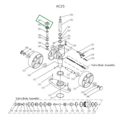 Крышка пружины возвратной для гидравлических тележек DF25 по ценам производителя в Краснодаре с доставкой по всей России