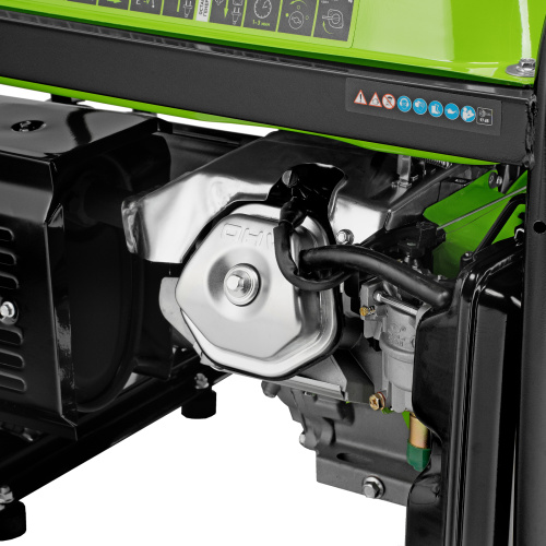 Генератор бензиновый БС-8000Э, 6,6 кВт, 230В, четырехтактный, 25 л, электростартер Сибртех по ценам производителя в Краснодаре с доставкой по всей России