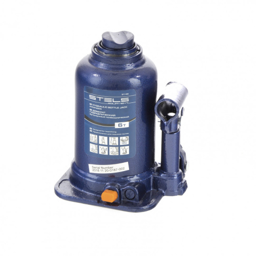 Домкрат гидравлический бутылочный телескопический, 6 т, подъем 170-430 мм Stels по ценам производителя в Краснодаре с доставкой по всей России
