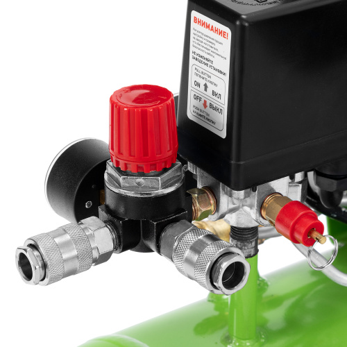 Компрессор воздушный КК-1100/22, 1, 1 кВт, 135 л/мин, 22 л, прямой привод, масляный Сибртех по ценам производителя в Краснодаре с доставкой по всей России