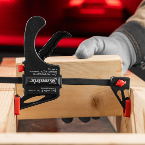 Струбцина универсальная, быстрозажимная, F-образная, 450 х 565 х 45 мм, пластиковый корпус Matrix по ценам производителя в Краснодаре с доставкой по всей России