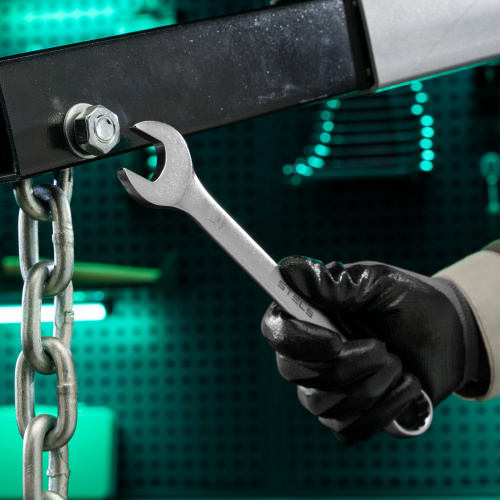 Ключ комбинированный, 21 мм, CrV, матовый хром Stels по ценам производителя в Краснодаре с доставкой по всей России