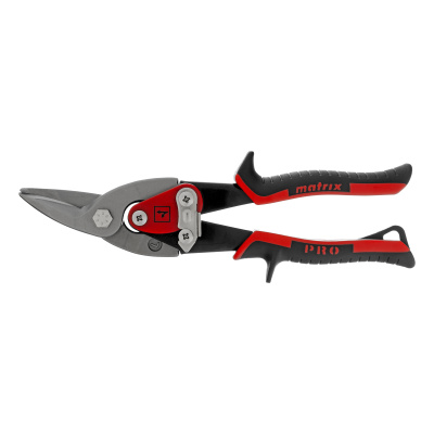 Ножницы по металлу, 250 мм, левый рез, сталь CRMO, двухкомпонентные рукоятки, PRO Matrix по ценам производителя в Краснодаре с доставкой по всей России