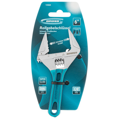 Ключ разводной, 120 мм, CrV, укороченная ручка Gross по ценам производителя в Краснодаре с доставкой по всей России