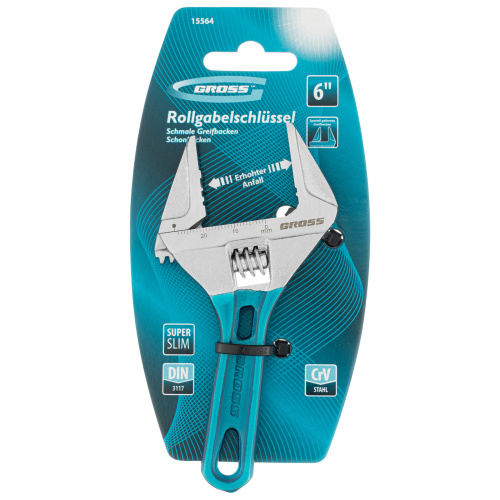 Ключ разводной, 120 мм, CrV, укороченная ручка Gross по ценам производителя в Краснодаре с доставкой по всей России