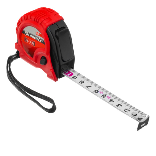 Рулетка Rubber,3 м х 16 мм,обрезиненный корпус Matrix по ценам производителя в Краснодаре с доставкой по всей России