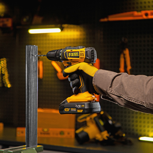 Дрель-шуруповерт аккумуляторная CDL-18-0, Li-Ion, 18 В Denzel по ценам производителя в Краснодаре с доставкой по всей России