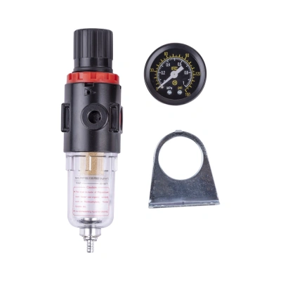 Регулятор давления AERO с манометром и фильтром-осушителем 1/4" F по ценам производителя в Краснодаре с доставкой по всей России