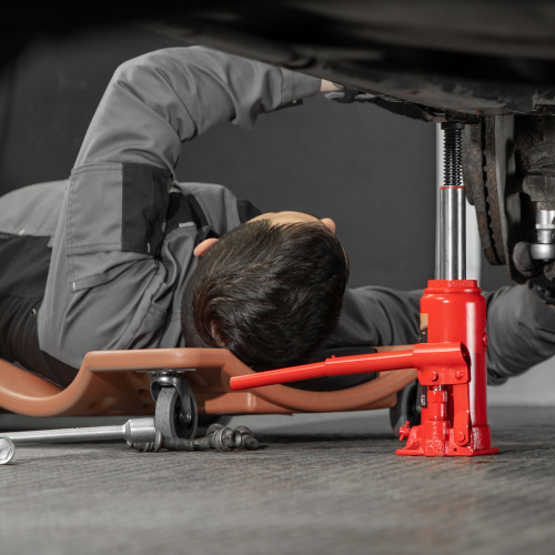 Домкрат гидравлический бутылочный, 5 т, h подъема 195-380 мм Sparta по ценам производителя в Краснодаре с доставкой по всей России