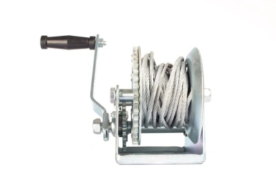 Лебедка ручная барабанная с тросом 1000кг  10м оцинкованная TOR FD купить в Москве с доставкой по всей России | ProtosMarket.ru