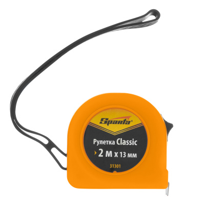 Рулетка Classic,2 м х 13 мм,пластиковый корпус Sparta по ценам производителя в Краснодаре с доставкой по всей России
