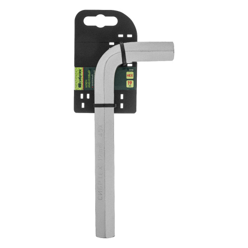 Ключ имбусовый  HEX, 19 мм, 45x, закаленный, никель Сибртех по ценам производителя в Краснодаре с доставкой по всей России