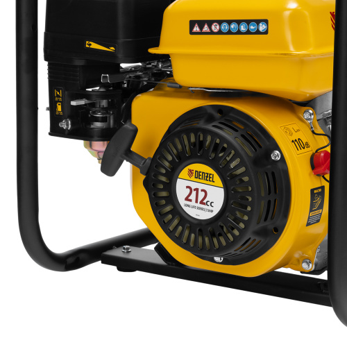 Мотопомпа бензиновая для грязной воды PX-80D7, 7 л.с., 3", 1300 л/мин, глуб 8 м,напор 30 м Denzel по ценам производителя в Краснодаре с доставкой по всей России