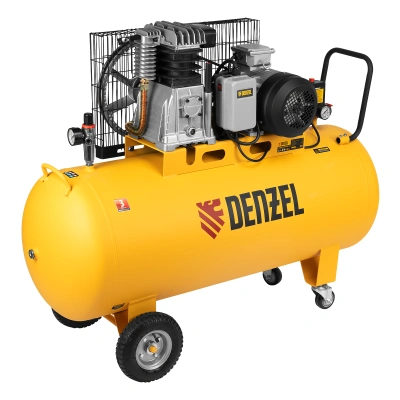 Компрессор воздушный BCI3000-T/200, ременный привод , 3.0 кВт, 200 литров, 530 л/мин Denzel по ценам производителя в Краснодаре с доставкой по всей России