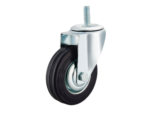 Колесо поворотное SCt 80 200 мм резина с болтом (N) по ценам производителя в Краснодаре с доставкой по всей России