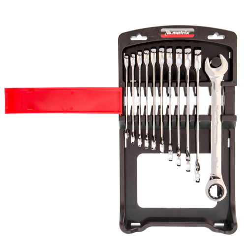 Набор ключей комбинированных, трещоточных 11 шт. Matrix по ценам производителя в Краснодаре с доставкой по всей России