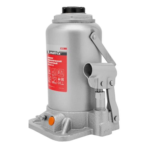 Домкрат гидравлический бутылочный, 20 т, h подъема 244-449 мм Matrix по ценам производителя в Краснодаре с доставкой по всей России